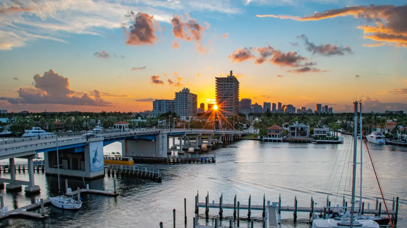 Una vista de Fort Lauderdale, Florida